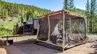 Awnings and Rooms for the Boreas Adventure Camper Trailer